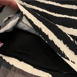 Free People • zebra print ruffle mini skirt black and white size 4 Photo 4