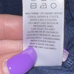 YALA LESLIE LONG SLEEVE OVERSIZE BAMBOO CARDIGAN SLOUCH POCKETS‎ BLUE WOMEN S/M Photo 9