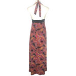 Wet Seal Paisley Halter Maxi Dress - Size Small Photo 4