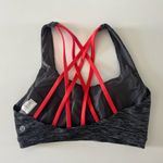 Lululemon Free to Be Serene Bra Carbon Ice Grey Pink Punch Women’s Sports Bra Photo 5