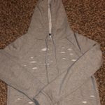 Rue 21 Distressed Cropped Hoodie Photo 1