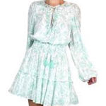 House of Harlow 1960 Mint Green Mini Dress White Size M Photo 0
