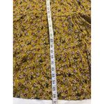 Three Stars Dress Sz Large Floral Ruffle Tiered Prairie Bohemian Boho Festival Photo 8