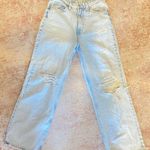 H&M High Waisted Straight Jeans Photo 1
