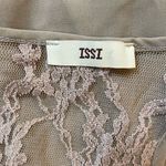 Issi Beige Lace Racerback Tank Top - Small Photo 2