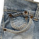 Levi's Vintage Y2K Levi’s Patchwork Tiered Ruffle Mini Skirt Denim Floral Plaid Satin Photo 5