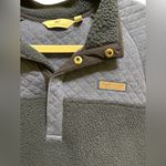 Vineyard Vines  Mixed Media Sherpa Shep Shirt Pullover in Blue Quilted Fleece L Photo 2