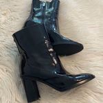 Donald Pliner Black Patent Leather Ankle Boots size 8 BNWOT see all photos Photo 0