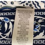 Max Studio  Medium Kimono Printed Blue & White Classic Beach Vacation Photo 5