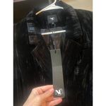 NU Denmark Crushed Velvet Crop Double Button Jacket Black Womens Size Small Photo 7