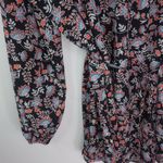 Terra & Sky Terra Sky 3X Black Coral Blue All Over Floral Top Plus Photo 1