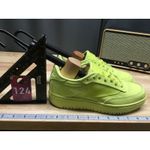 Reebok Cardi B x Coated Club C Double Sneakers Women's 9 Green Athletic Shoes Photo 1