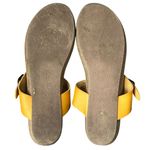 blowfish Malibu Barro Sandal 9.5 Yellow Buckled T-Strap Comfort Coconut Girl Photo 10