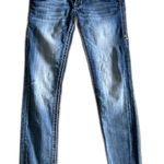 Rock Revival  Celinda Jeans Womens 26 Ankle Skinny Distressed Bling Pockets Photo 0