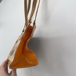 Vintage Style Colorful Illustration Vacation Beach Cafe Shoulder Bag Y2k PVC Orange Photo 4