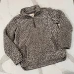 Altar'd State Altar’d State Sherpa Quarter Zip Pullover Jacket Women's Medium Teddy Bear Brown Photo 0