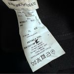 Emporio Armani Y2K Black Wool Pleated grunge Skirt S Photo 3