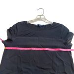 French Connection  Polly Raw Edge Semi Sheer Layered Top Size S Black‎ High Low Photo 7