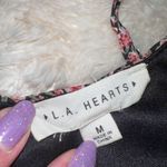 LA Hearts Medium  by PacSun Women's Black and Pink Dress Floral Photo 6