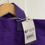 FIGS  A Very Large Needle Tote in Digital Grape Photo 5