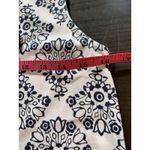 Boden Dress US6R White Blue Floral V Photo 9