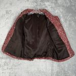 Talbots Blazer Womens 4 Red White Black Tweed Preppy Old Money Office Casual Photo 2