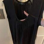 🔵 Women’s Black sleeveless tunic top size Small Photo 8