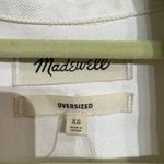 Madewell White Oversized Trucker Jean Jacket Sz XS NWT Photo 4