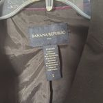 Banana Republic  Black Blazer Tailored Suit Jacket with elbow patches sz 2 Photo 1