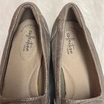 Clarks  Sharon Dasher Pewter Suede Loafers Knotted Size 10 Bin15 Photo 8