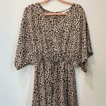 Carole Christian boutique Leopard Print Romper oversized size small Photo 1