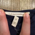 Soft Surroundings  Deep Blue Basic Tank Top Small V Neck Photo 1