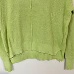 Sweet Romeo Women’s Waffle Knit Lightweight Pullover Sweater Green Size XS NWT Photo 2