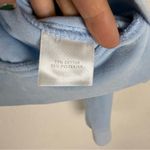 St. John  Sport Velvet Track Red Stripe Front Zip Blue Jacket Photo 5