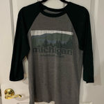Michigan Shirt Gray Size M Photo 0