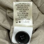 Max Studio  Vicuna Faux Suede Bomber Jacket Soft Button Up Oyster Beige Small New Photo 10