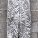 Vintage JCPenney Ski Wear Silver Ski & Snowboard Bibs Small Photo 0