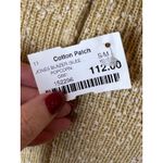 Cotton Patch Sweater Women Small Yellow Jones Popcorn Knit Blazer Vest‎ Outdoor Photo 6