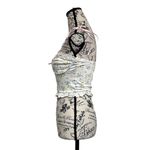 None Sexy Floral Ribbon Strap Crop Top Lace Hippie Flower Ruffles Coquette  Cami S Photo 3