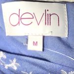 Revolve Devlin Macey Floral Embroidered Tiered Ruffle Blue/White Cami Top Photo 6