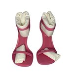 Burberry Bubblegum Pink Leather Heels EU 39 / US 9 Strappy Sandal Stiletto Pumps Photo 6