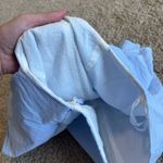 Revolve Superdown Revolve super down blue and white striped shorts with front tie Photo 7