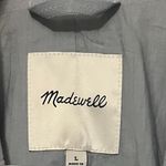 Madewell cotton linen relaxed Larsen blazer windowpane size large Photo 5