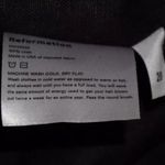 Reformation  Seattle Black 100% Linen Mini Dress Size: 20 Ruffle Ruched Backing Photo 8