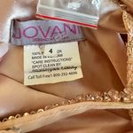 Jovani Rose Gold Prom Dress Photo 12