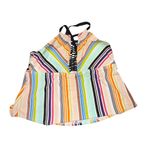 Terra & Sky  Multicolor Striped Swim Top Photo 1