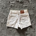 Levi's  White Jean Shorts for Women Photo 3