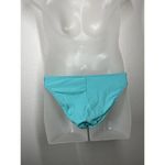 Robin Piccone  Yasmine Hipster Bikini Bottom Large L Aqua Teal Ribbed Photo 3