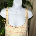 Free People New Romantic Beige Boho Sleeveless Dress Size 12 Photo 3