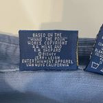 Disney Vtg 90s  Winnie The Pooh Eeyore Blue Corduroy Button Up Shirt "Honey" Photo 9